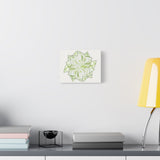 Snow Queen Pothos Canvas Print – Botanical Wall Art