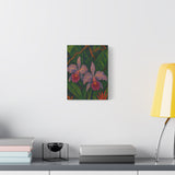 Gauguin Inspired Tropical Still Life with Cattleya Orchids and Bromeliads