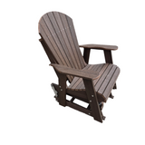 2' Straight Glider Adirondack Chair on a white background