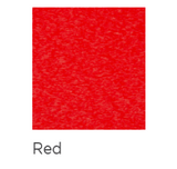 Solid red color swatch on a white background