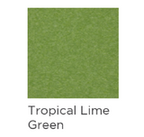 Solid tropical lime green color swatch on a white background