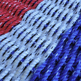 RED WHITE and BLUE stripe Lobster Rope Mat - FREE SHIPPING