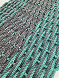 Large Double Weave Lobster Rope Mat, Vibrant Colors, Long Lasting Durable - FREE SHIPPING