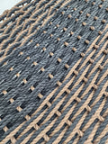 Large Double Weave Lobster Rope Mat, Vibrant Colors, Long Lasting Durable - FREE SHIPPING