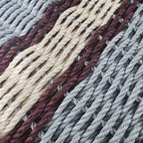 Close-up of braided cables in various colors.