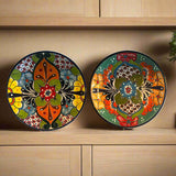 11.5" Talavera Dinner Plate | Hand-Painted Mexican Folk Art Dish