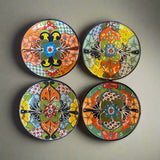 11.5" Talavera Dinner Plate | Hand-Painted Mexican Folk Art Dish
