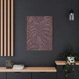 Merlot Monstera Canvas Print – Botanical Wall Art