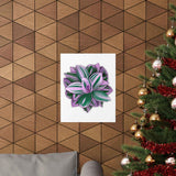 Tradescantia Nanouk Botanical Print – Unframed Wall Art