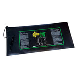 Black SunPad Lite mat with green text on a white background Seed Starting Heat Mat