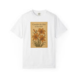 Consider the lilies t-shirt white