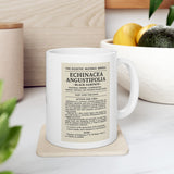 Echinacea Botanical Quote Mug | Floral Coffee Cup | Gift for Gardeners | Morning Beverage | Eco-Friendly Mug | Tea Lover's Gift
