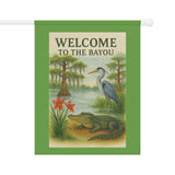 Welcome to the Bayou – Let the Good Times Grow, Garden Banner, Yard Art