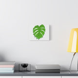 Melting Monstera Canvas Print – Botanical Wall Art