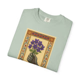 Chivalry with Violets T-shirt: Timeless Gift for Kind Souls