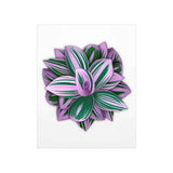Tradescantia Nanouk Botanical Print – Unframed Wall Art