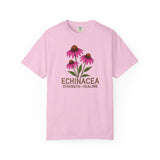 Echinacea - Strength - Healing T-Shirt - Unisex Garment-Dyed Tee