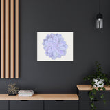 Graptopetalum Murasaki Succulent Canvas Print – Botanical Wall Art