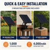 27 Ft Solar LED Outdoor String Lights – 1W Retro Edison Globe Bulbs Waterproof - 27 Ft Bistro Lights