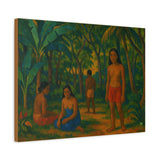 Gauguin Inspired Tropical Forest with Islanders