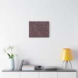 Merlot Monstera Canvas Print – Botanical Wall Art