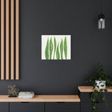 Snake Plant Canvas Print – Botanical Wall Art