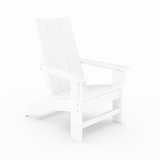 White Savannah Adirondack Chair on a white background