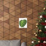 Philodendron Gloriosum Botanical Print – Unframed Wall Art