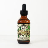Bottle of Myco Matrix Shiitake Extract on a white background