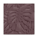 Merlot Monstera Canvas Print – Botanical Wall Art