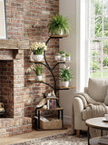 Metal 8-Tier Corner Plant Stand | Indoor Tree-Shape Plant Shelf