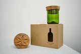 Hiliki Jar - Dark Green - Medium (set of 2)
