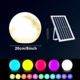Solar Moon Light with Color Changing Spherical Glow