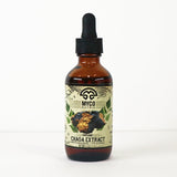 Bottle of MYCO Matrix Chaga Extract on a white background