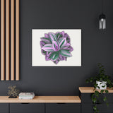 Tradescantia Nanouk Canvas Print – Botanical Wall Art