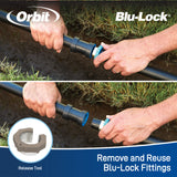 3/4" x 3/4" x 1/2" Blu-Lock Reducing Tee 31373