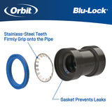 3/4" x 3/4" x 1/2" Blu-Lock Reducing Tee 31373