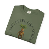 Screaming Mandrake Root T-Shirt – Mythical Plant Folklore Graphic Tee