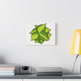 Philodendron Brasil Canvas Print – Botanical Wall Art