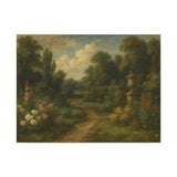 Gainsborough Inspired Garden Landscape with Winding Path and Stone Urn