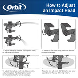1/2 in. MPT Impact Sprinkler Head with Weighted Arm | 55024R