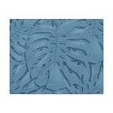 Cerulean Blue Monstera Canvas Print – Botanical Wall Art