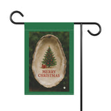 Merry Christmas, Oyster Shell Garden Banner