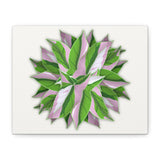 Syngonium Tricolor Pattern Canvas Print – Botanical Wall Art