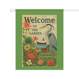 Welcome to the Garden at Tidewater Virginia - Beautiful Outdoor Decor for Home, Seasonal Garden Banner, Perfect Gift for Garden Lovers, Garden Decor