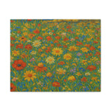 Wildflower Symphony, Van Gogh Inspired Garden Art