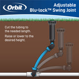 1/2" Blu-Lock x 1/2" MPT Tee 31979
