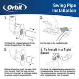 1/2" x 3/4" Blu-Lock Swing Joint 37268