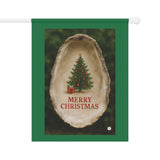 Merry Christmas, Oyster Shell Garden Banner