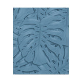 Cerulean Blue Monstera Canvas Print – Botanical Wall Art